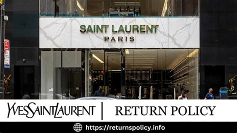 ysl return card|YSL customer service.